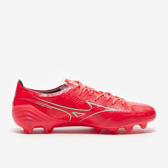 Sepatu Bola Mizuno Alpha Elite FG Fiery Coral White Bolt P1GA2362-64