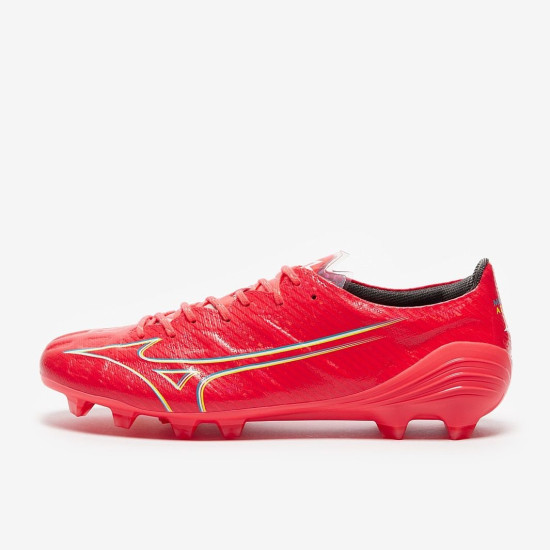 Sepatu Bola Mizuno Alpha Elite FG Fiery Coral White Bolt P1GA2362-64