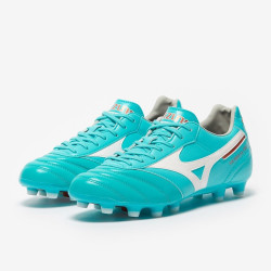 Sepatu Bola Mizuno Morelia II Pro Blue Curacao Snow White  P1GA2313-25