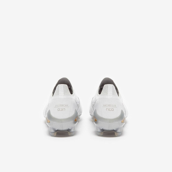 Sepatu Bola Mizuno Morelia Neo III Beta Made In Japan FG White Hologram P1GA2390-04