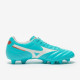 Sepatu Bola Mizuno Morelia II Club Blue Curacao Snow White P1GA2316-25 Sepatu Bola Mizuno Morelia II Club Blue Curacao Snow White P1GA2316-25