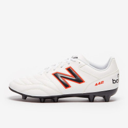 Sepatu Bola New Balance 442 V2 Academy FG White Black Dragonfly MS43FWD2