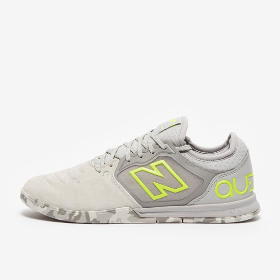 Sepatu Futsal New Balance Audazo V5+ Pro Suede Indoor Grey MSASIG55