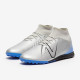 Sepatu Futsal New Balance Tekela V4 Magique TF Silver Bright Lapis ST3TSB4