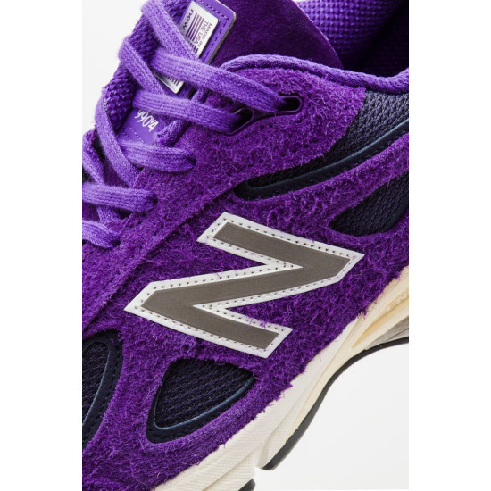 Sepatu Sneakers New Balance 990 V4 Made In USA Purple Silver U990TB4-4