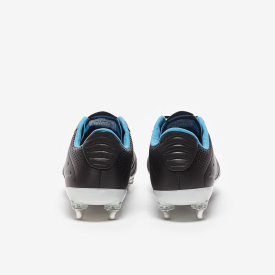 Sepatu Bola Umbro Tocco III Pro SG Black White Malibu Blue 81851U-LMN