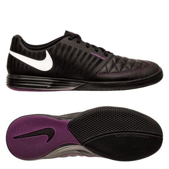 Sepatu Futsal Nike Lunargato II IC London Cages Black White Viotech 580456-007