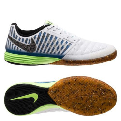 Sepatu Futsal Nike Lunargato II IC Black Lime Glow Photo Blue White 580456-043