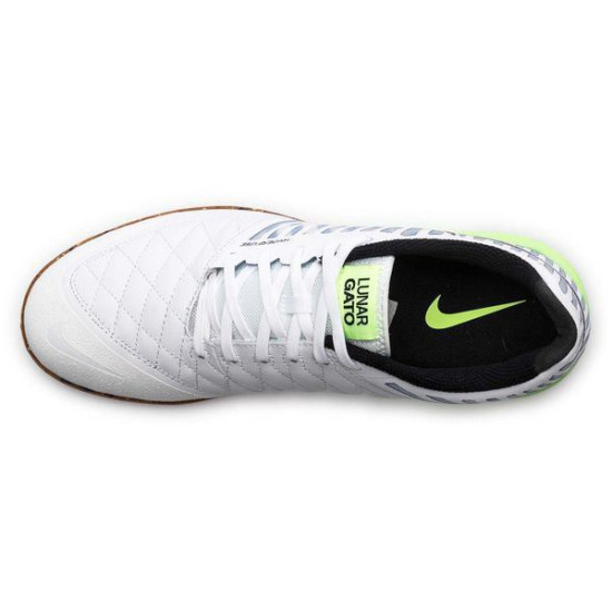 Sepatu Futsal Nike Lunargato II IC Black Lime Glow Photo Blue White 580456-043