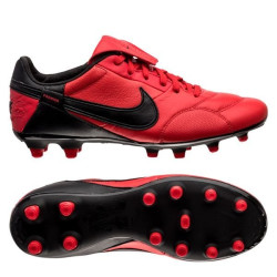 Sepatu Bola Nike Premier III FG University Red Black AT5889-606