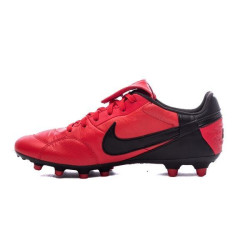 Sepatu Bola Nike Premier III FG University Red Black AT5889-606