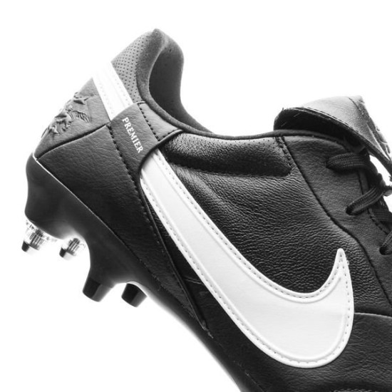 Sepatu Bola Nike Premier III SG PRO Anti Clog Black White AT5890-010