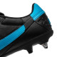 Sepatu Bola Nike Premier III SG PRO Anti Clog Black Laser Blue AT5890-040