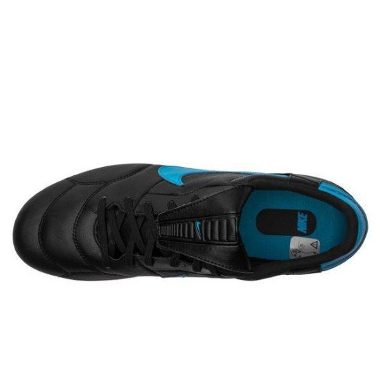 Sepatu Bola Nike Premier III SG PRO Anti Clog Black Laser Blue AT5890-040