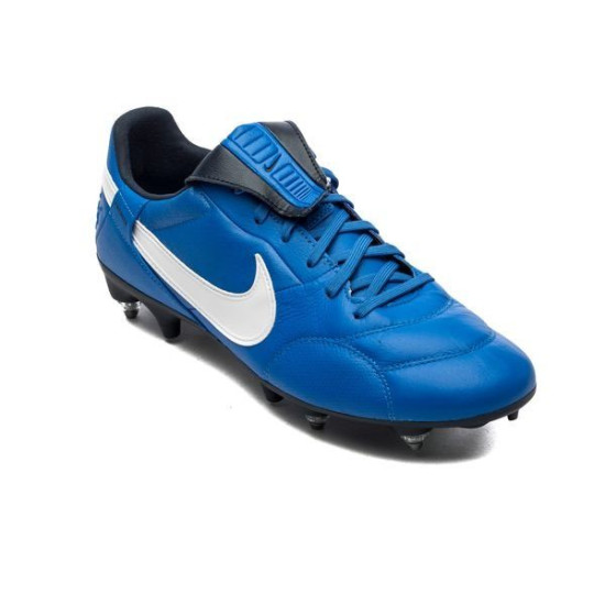 Sepatu Bola Nike Premier III SG PRO Anti Clog Signal Blue White AT5890-414