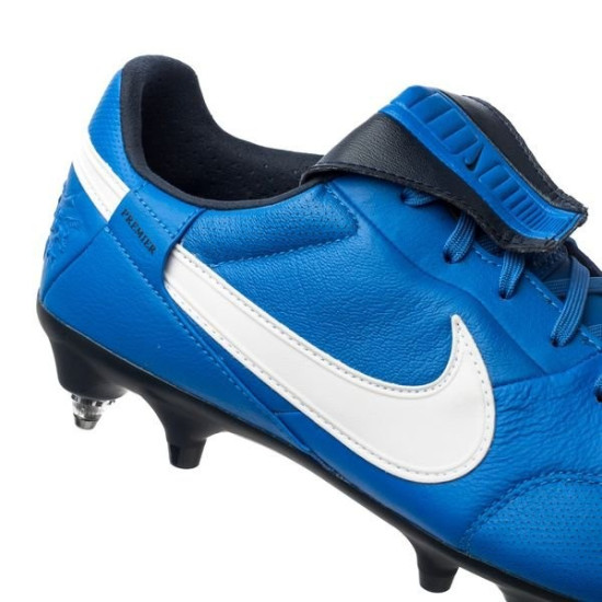 Sepatu Bola Nike Premier III SG PRO Anti Clog Signal Blue White AT5890-414