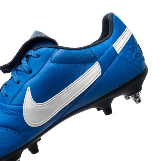 Sepatu Bola Nike Premier III SG PRO Anti Clog Signal Blue White AT5890-414