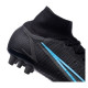Sepatu Bola Nike Mercurial Superfly 8 Elite AG PRO Renew Black Iron Grey CV0956-004