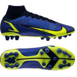 Sepatu Bola Nike Mercurial Superfly 8 Elite AG RO Recharge Sapphire Volt Blue Void CV0956-574