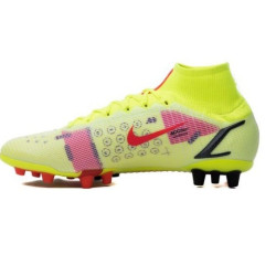 Sepatu Bola Nike Mercurial Superfly 8 Elite AG PRO Motivation Volt Bright Crimson Black CV0956-760