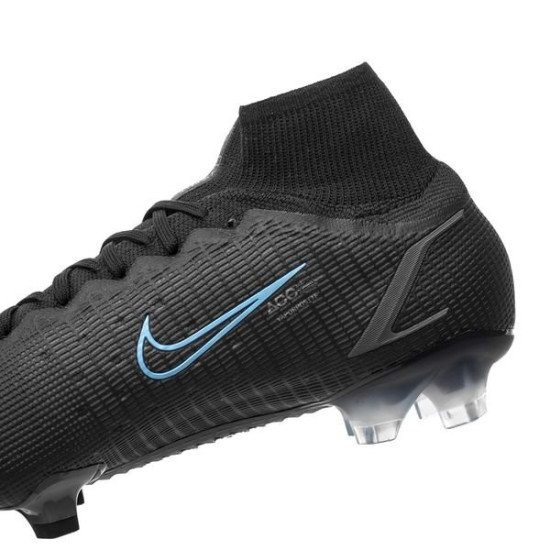 Sepatu Bola Nike Mercurial Superfly 8 Elite FG Renew Black Iron Grey CV0958-004