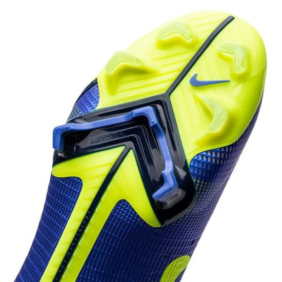 Sepatu Bola Nike Mercurial Superfly 8 Elite FG Recharge Sapphire Volt Blue Void CV0958-574