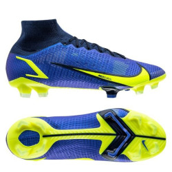 Sepatu Bola Nike Mercurial Superfly 8 Elite FG Recharge Sapphire Volt Blue Void CV0958-574