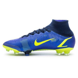 Sepatu Bola Nike Mercurial Superfly 8 Elite FG Recharge Sapphire Volt Blue Void CV0958-574