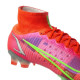 Sepatu Bola Nike Mercurial Superfly 8 Elite FG Spectrum Bright Crimson Metallic Silver CV0958-600