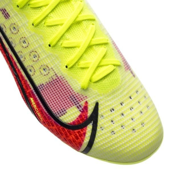 Sepatu Bola Nike Mercurial Superfly 8 Elite FG Motivation Volt Bright Crimson Black CV0958-760