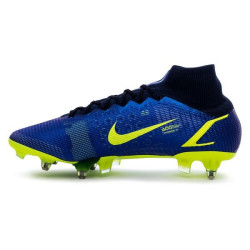 Sepatu Bola Nike Mercurial Superfly 8 Elite SG PRO Anti Clog Recharge Sapphire Volt Blue Void CV0960-574