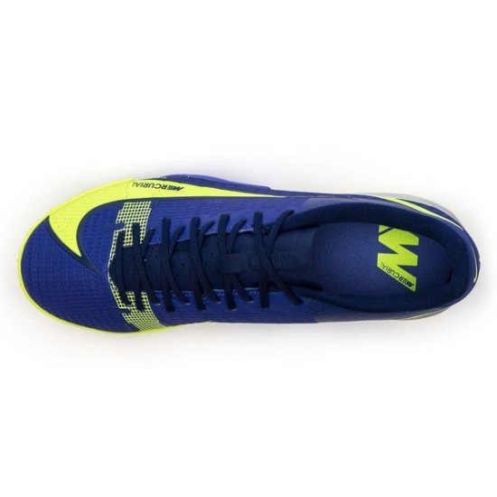 Sepatu Futsal Nike Mercurial Vapor 14 Academy TF Recharge Sapphire Volt Blue Void CV0978-474