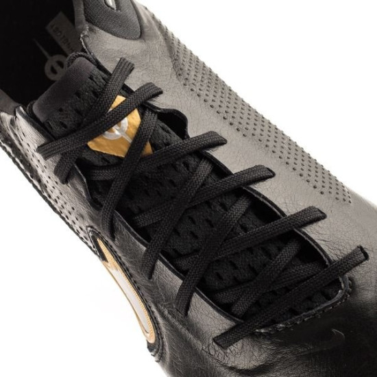 Sepatu Bola Nike Tiempo Legend 9 Elite FG Shadow Black Gold CZ8482-007