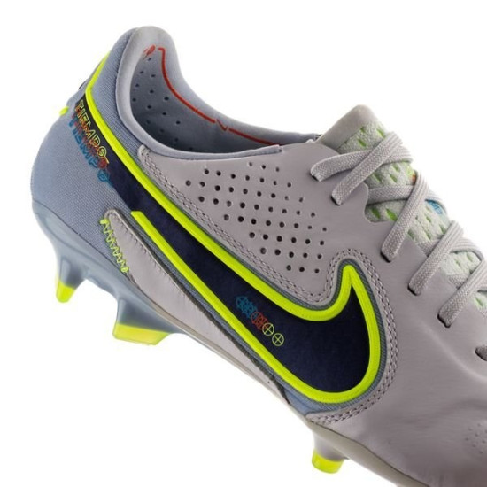 Sepatu Bola Nike Tiempo Legend 9 Elite FG The Progress Football Grey Blackened Blue CZ8482-054