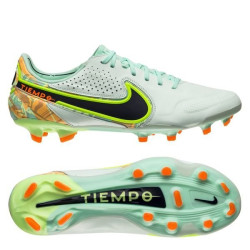 Sepatu Bola Nike Tiempo Legend 9 Elite FG Bonded Green Blackened Blue Total Orange CZ8482-343