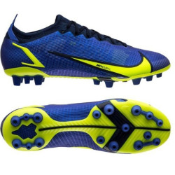 Sepatu Bola Nike Mercurial Vapor 14 Elite AG PRO Recharge Sapphire Volt Blue Void CZ8717-574