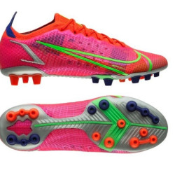 Sepatu Bola Nike Mercurial Vapor 14 Elite AG PRO Spectrum Bright Crimson Metallic Silver CZ8717-600