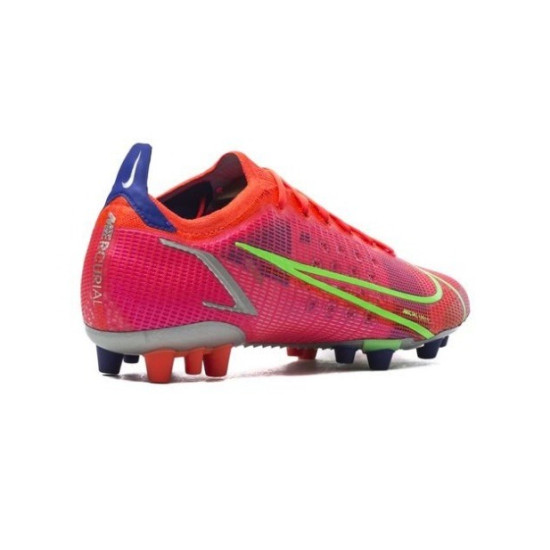 Sepatu Bola Nike Mercurial Vapor 14 Elite AG PRO Spectrum Bright Crimson Metallic Silver CZ8717-600