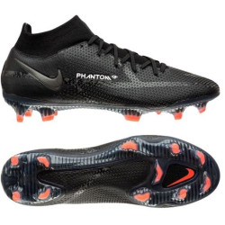 Sepatu Bola Nike Phantom GT 2 Elite DF FG Shadow Black Dark Smoke Grey Summit White CZ9889-001