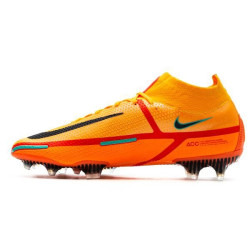 Sepatu Bola Nike Phantom GT 2 Elite DF FG Blueprint Laser Orange Black Total Orange CZ9889-808