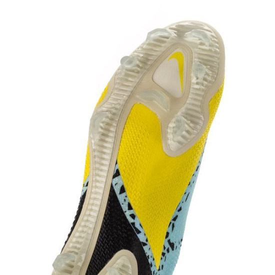 Sepatu Bola Nike Phantom GT 2 Elite FG Lucent Glacier Ice Black Yellow Strike CZ9890-407