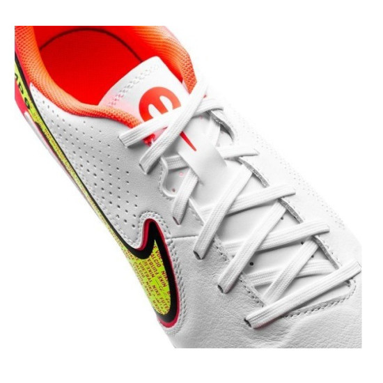 Sepatu Bola Nike Tiempo Legend 9 Academy MG Motivation White Volt Bright Crimson DA1174-176