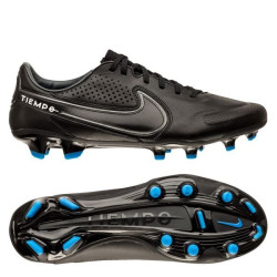 Sepatu Bola Nike Tiempo Legend 9 Pro FG Shadow Black Dark Smoke Grey Summit White DA1175-001