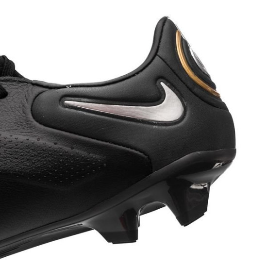 Sepatu Bola Nike Tiempo Legend 9 Pro FG Shadow Black Metallic Dark Grey DA1175-007