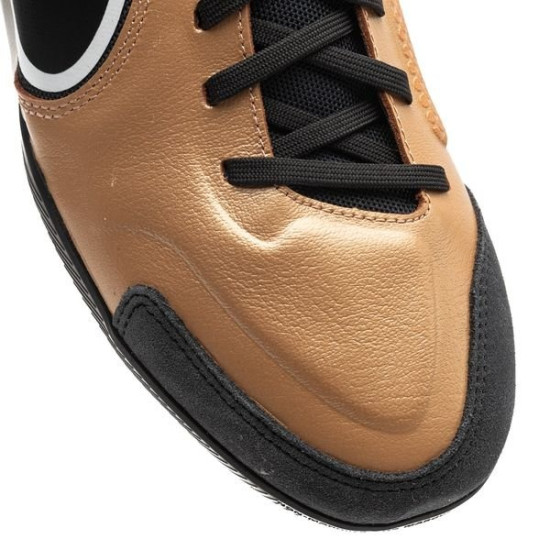 Sepatu Futsal Nike Tiempo Legend 9 Academy IC Small Sided Metallic Copper White Off Noir DA1190-810