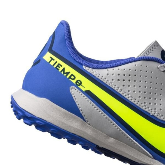 Sepatu Futsal Nike Tiempo Legend 9 Academy TF Recharge Grey Fog Volt Sapphire DA1191-075