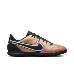 Sepatu Futsal Nike Tiempo Legend 9 Club TF Small Sided Metallic Copper White Off Noir DA1193-810