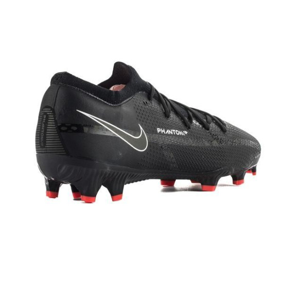 Sepatu Bola Nike Phantom GT 2 Pro FG Shadow Black Dark Smoke Grey Summit White DA4432-001