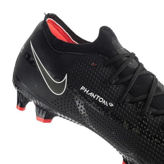 Sepatu Bola Nike Phantom GT 2 Pro FG Shadow Black Dark Smoke Grey Summit White DA4432-001