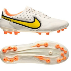 Sepatu Bola Nike Tiempo Legend 9 Pro AG PRO Lucent Grey Yellow Strike Sunset Glow DB0448-002